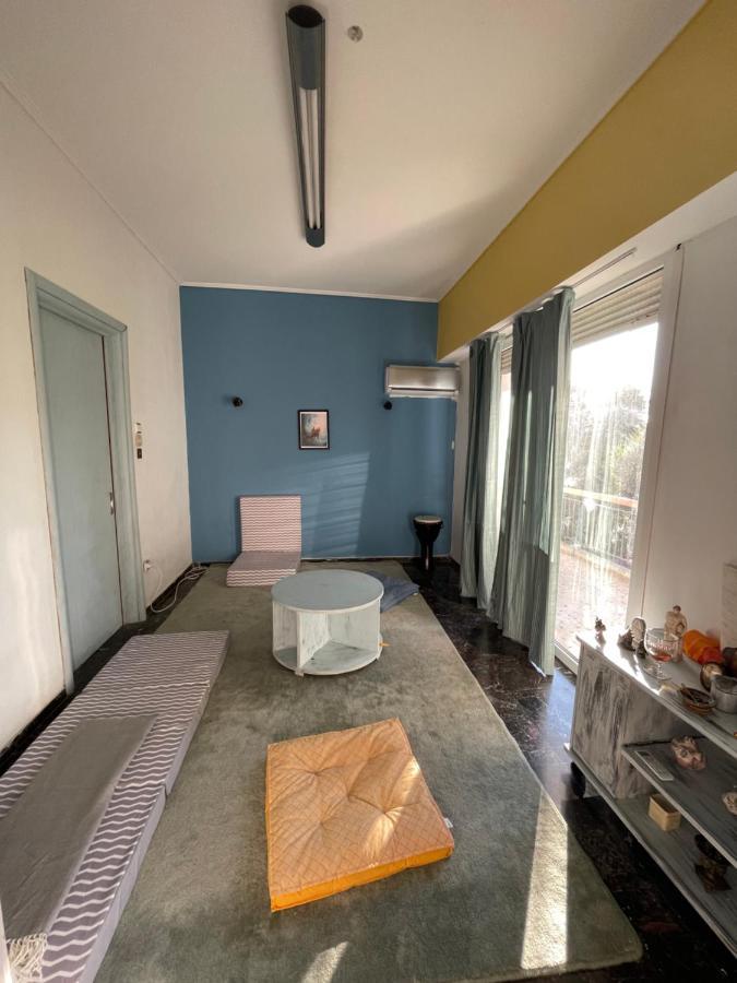 Spacious Apartment With Balconies, Ac, King Bed, Near Dt And Transports Athén Kültér fotó